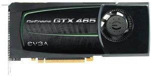 EVGA GeForce GTX 465, 1GB GDDR5, 2x DVI, Mini HDMI