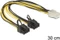DeLOCK 6-Pin PCIe zu 2x 8-Pin PCIe Adapter 30cm Vorschaubild