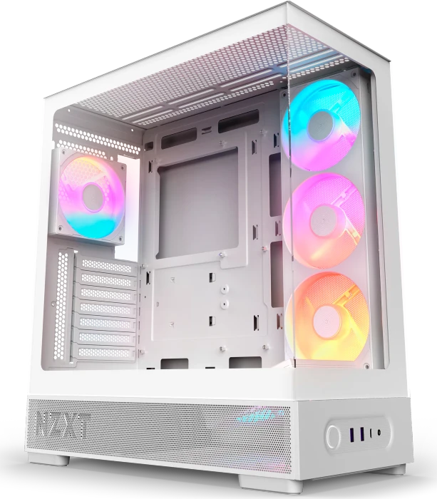 NZXT S5 RGB Deluxe White, Glasfenster