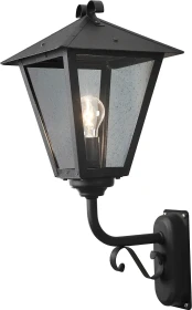 Konstsmide Benu E27 26cm Wandleuchte stehend schwarz