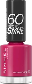 Rimmel 60 Seconds Super Shine Nagellack 152 Coco-Nuts For You, 8ml