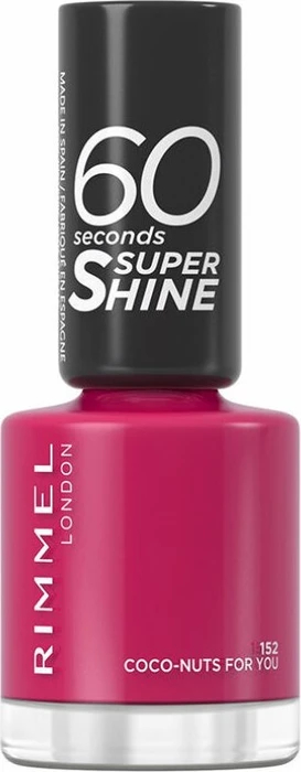 Rimmel 60 Seconds Super Shine Nagellack 152 Coco-Nuts For You, 8ml