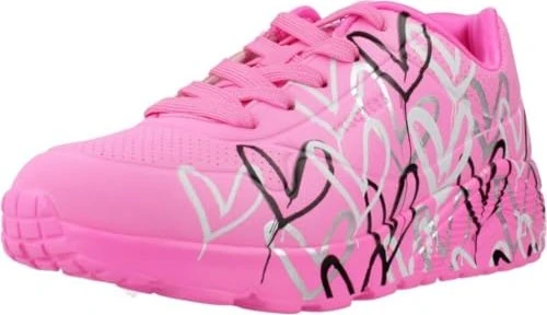 Skechers Uno Lite Metallic Love hot pink (Junior)