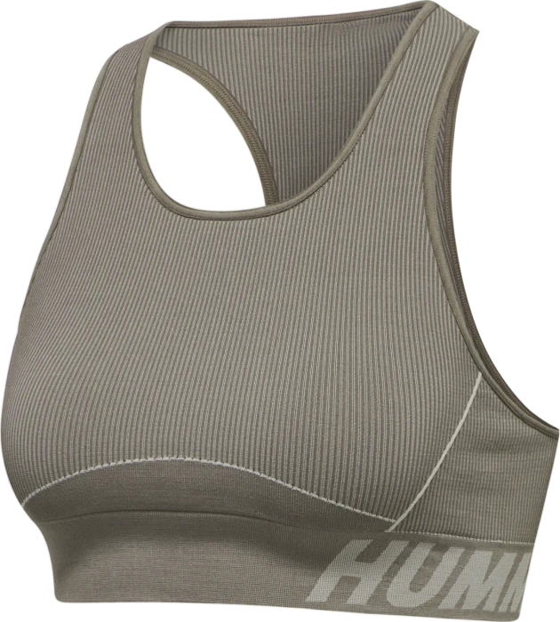hummel Christel Sport-BH chateau gray/driftwood melange (Damen)