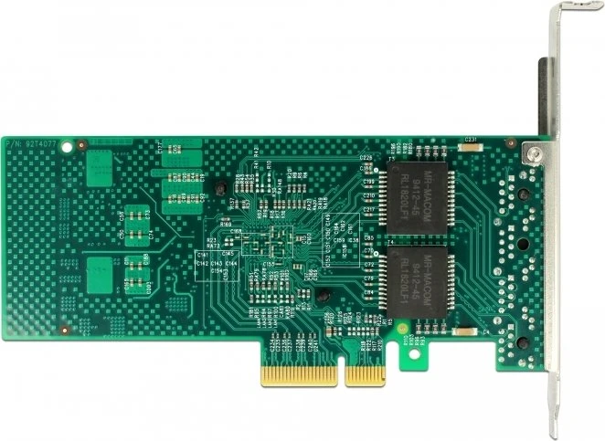DeLOCK LAN-Adapter, 4x RJ-45, PCIe 2.1 x4
