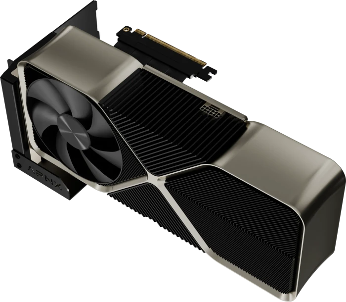 APNX Vertical GPU Holder Kit 2, für APNX V1, gewinkelt, PCIe 5.0, 145mm, schwarz