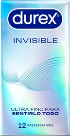 Durex Invisible Regular Fit extra sensitiv, 12 Stück