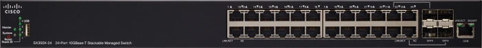 Cisco SX350X Rackmount 10G Managed Switch, 20x RJ-45, 4x RJ-45/SFP+