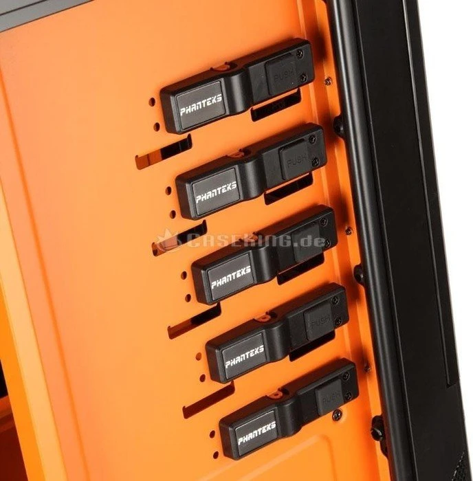 Phanteks Enthoo Primo SE schwarz/orange, Acrylfenster