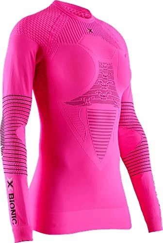 X-Bionic Energizer 4.0 Kompressionsshirt langarm neon flamingo/anthracite (Damen)