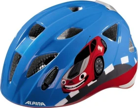 Alpina Ximo Flash Kinderhelm red car