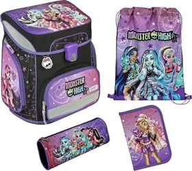 scooli Easy Fit Monster High Schultaschen-Set, 5-tlg.