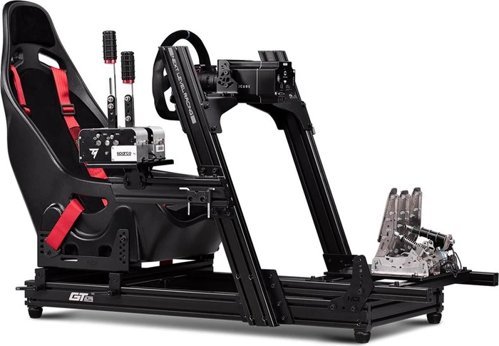 Next Level Racing GT Elite Aluminium Simulator Cockpit, Front and Side Mount Edition