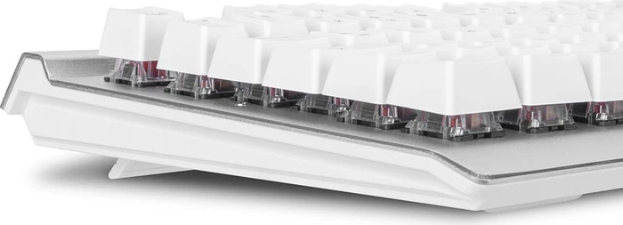 Sharkoon Skiller SGK40 White, LEDs RGB, Huano RED, USB, DE
