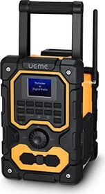 UEME Robustes Baustellenradio DAB+ gelb
