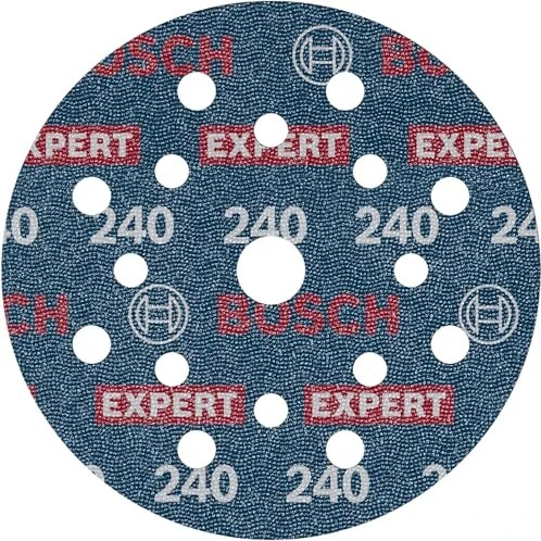 Bosch Professional EXPERT O780 Folienschleifblatt K240, 125mm, 1 Stück