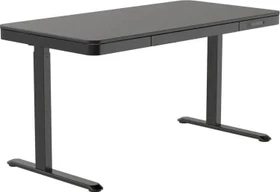 Activejet ET119W-C elektrisch höhenverstellbarer Sitz-Steh-Schreibtisch 140x70cm schwarz/schwarz