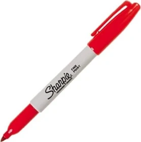 Sharpie Fine Point Permanentmarker rot