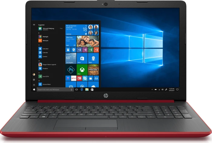 HP Laptop 15-da0503ng, Scarlet Red/Ash Silver, Pentium Silver N5000, 4GB RAM, 1TB HDD, DE