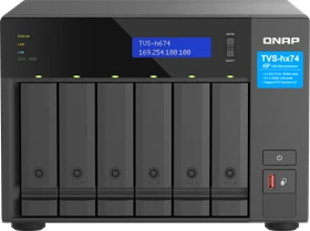 QNAP QuTS hero TVS-h674-i3-16G 16TB, 16GB RAM, 2x RJ-45 2.5GBase-T, 1x USB-C 3.1