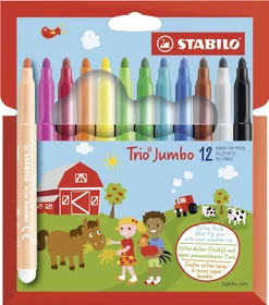 STABILO Trio Jumbo sortiert, 12er-Set