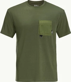 Jack Wolfskin Wanderthirst Funktionsshirt kurzarm greenwood (Herren)
