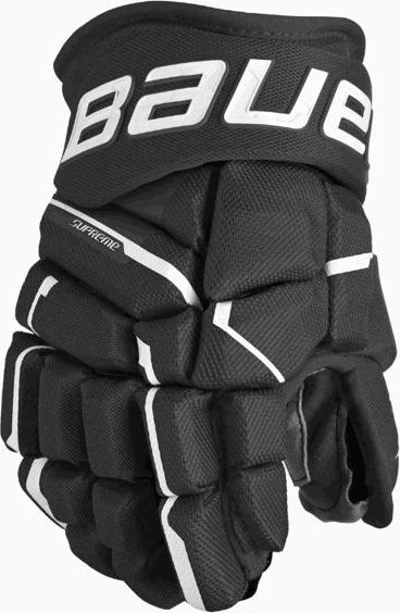 Bauer Supreme Mach Handschuh schwarz/weiß (Junior)