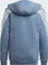 adidas Future Icons 3-Streifen Hoodie wonder steel/white (Junior) Vorschaubild