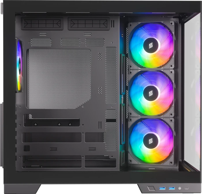 Silentware View A-RGB Black, Glasfenster