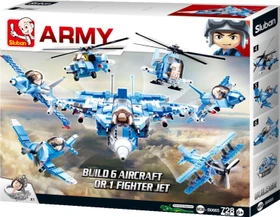 Sluban Army Fighter Jet 6in1 Gift Box
