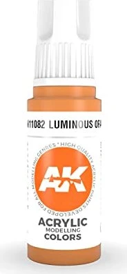 AK-Interactive 3rd Gen Acrylic Colors Acrylic Modelling Colors luminous orange, 17ml