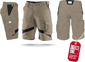 Kübler Activiq Shorts Hose sandbraun/schwarz