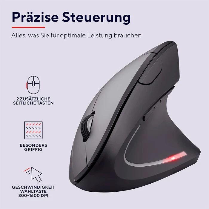 Trust Verto Wireless schwarz, USB, 60er-Pack