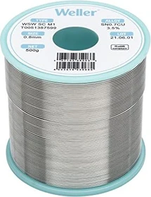 Weller WSW SC M1 Lötzinn 0.8mm, 500g