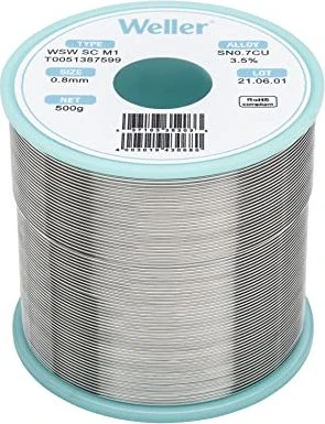 Weller WSW SC M1 Lötzinn 0.8mm, 500g