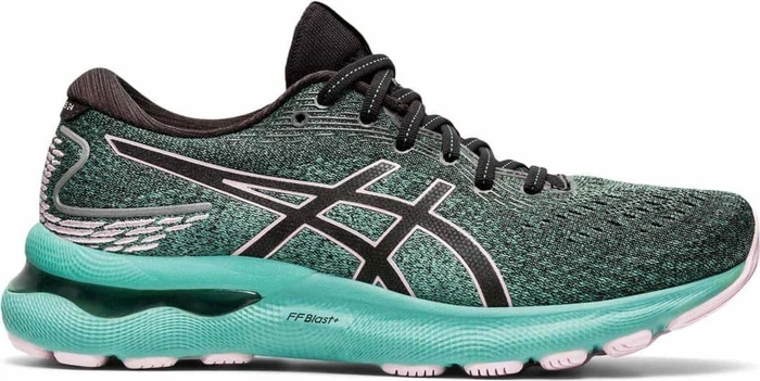 Asics Gel-Nimbus 24 black/barely rose (Damen)