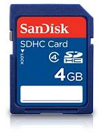 SanDisk 4GB, Class 4