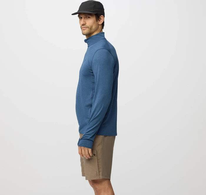 Fjällräven Abisko Day Hike HZ Funktionsshirt langarm indigo blue (Herren)