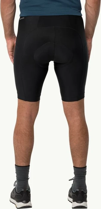 Jack Wolfskin Morobbia Padded Shorts Fahrradhose kurz schwarz (Herren)