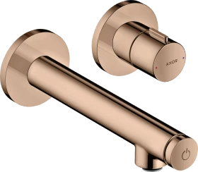 Hansgrohe Axor Uno Unterputz für Wandmontage Select mit Auslauf 158mm polished red gold