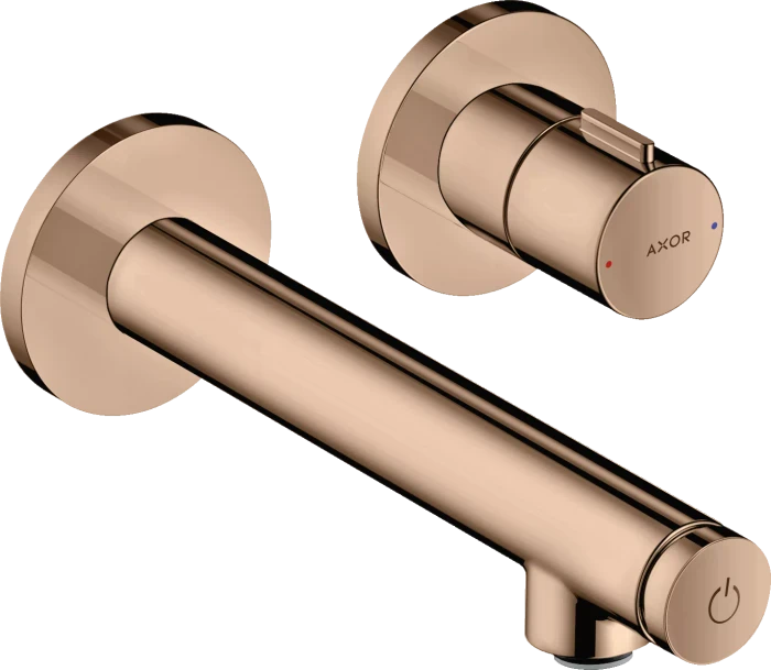 Hansgrohe Axor Uno Unterputz für Wandmontage Select mit Auslauf 158mm polished red gold