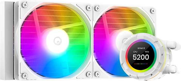 ID-Cooling Space LCD SL240 XE White