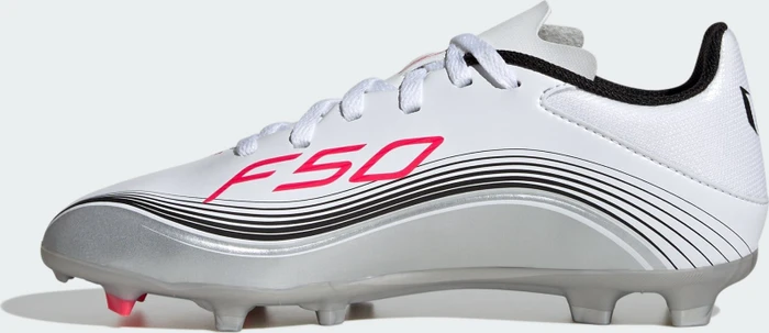 adidas F50 Messi League FG/MG cloud white/lucid red/silver metallic (Junior)