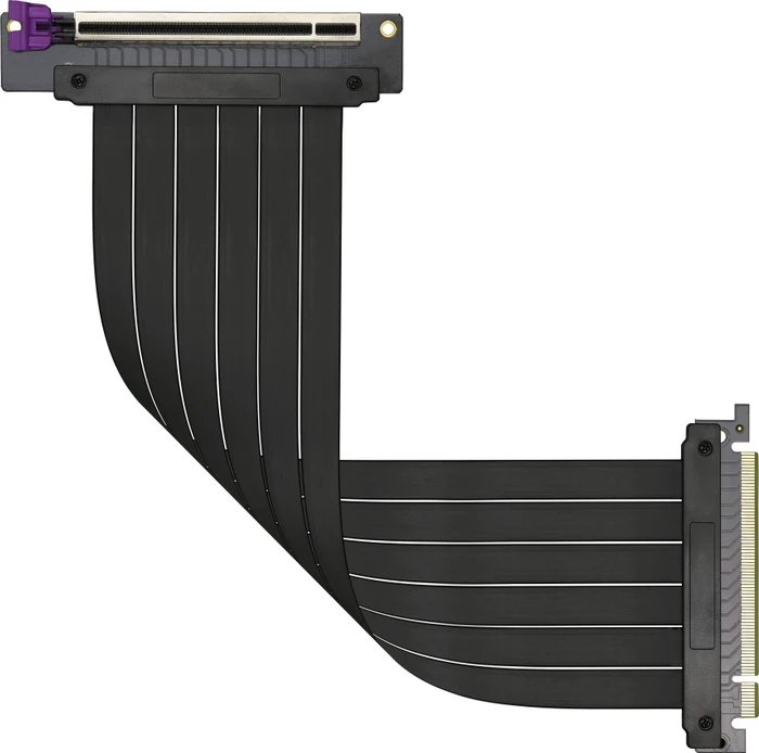Cooler Master Riser Cable V2, gewinkelt, PCIe 3.0, 300mm, schwarz
