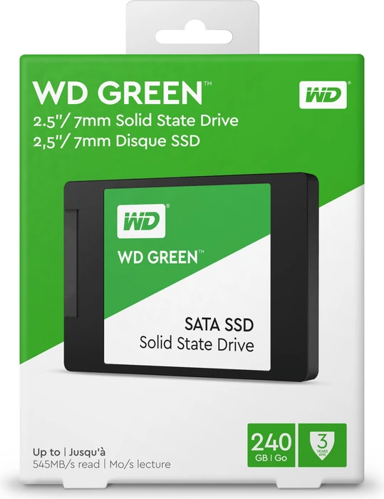 Western Digital WD Green SATA SSD 480GB, 2.5" / SATA 6Gb/s