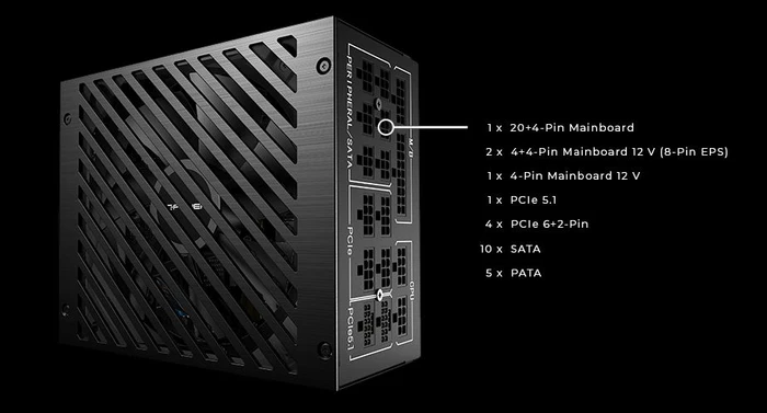 LC-Power Platinum Pro-Serie LC850P2 V3.1 850W, ATX 3.1