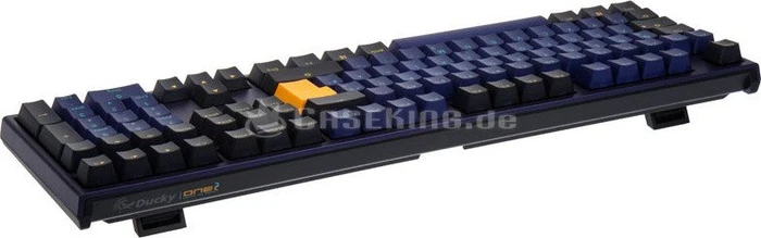 Ducky One 2 PBT blau, Horizon, MX BLUE, USB, DE