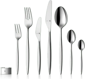WMF Grace Besteck-Set, 90-tlg. inkl. 12 Serviettenringe