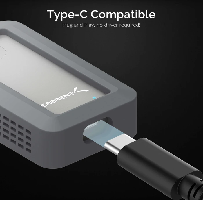 Sabrent Rocket Nano Rugged SSD, 512GB, USB-C 3.1