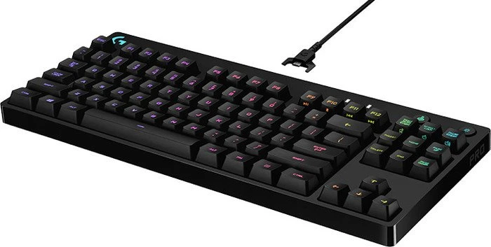 Logitech G Pro Gaming Keyboard, TKL, schwarz, GX-BLUE, USB, DE